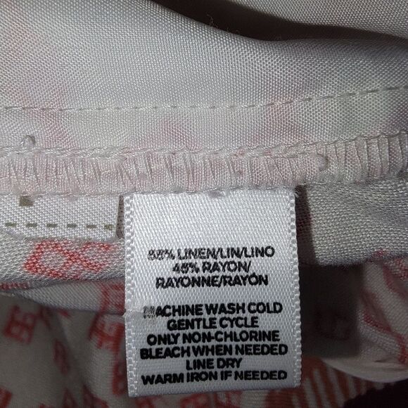 Ann Taylor LOFT linen blend mini skirt size 16 - Picture 7 of 7